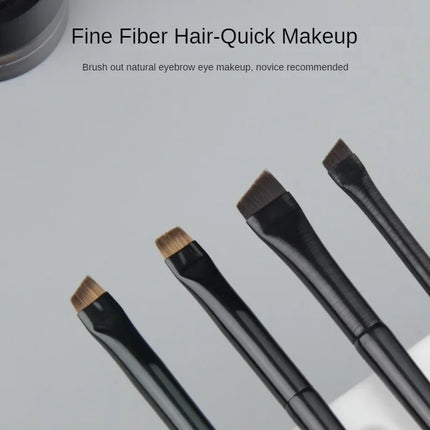 New 2 Pieces/set Eyebrow Contour Brush 0.06mm Ultrathin Eyebrow Eyeliner Brush Portable Small Angle Eyebrow Brush Makeup Tool