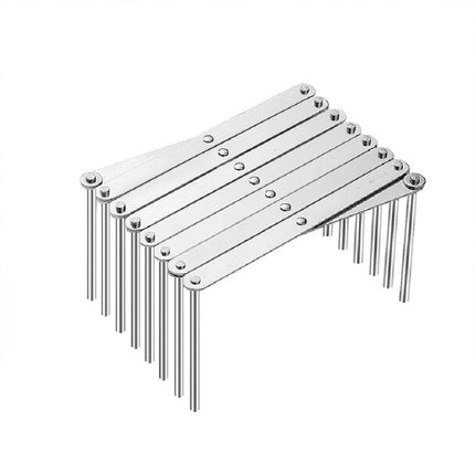 Pot Lid Rack Pan Lid Organizer Retractable Foldable Stainless Steel Plate Dish Holder Shelf Tableware Storage Kitchen Gadgets