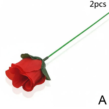 1/2/5/10/20PCS Novelty Surprise Prank Joke Mystical Fun Toy Torches Change Roses Magic Tricks Fun Romantic Present