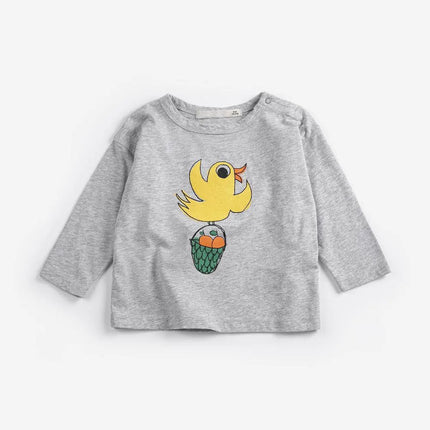 Kids Sweatshirt Brand 2026 New Spring Boys Clothes Baby Girls Cartoon Cute Print Sweater Hoodie Children Cotton Outwear Tops