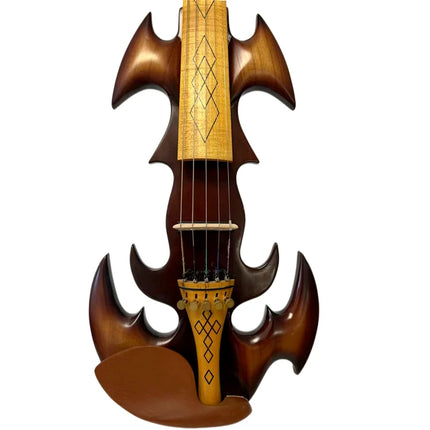 NEW model crazy -1 SONG solid wood 5 strings 4/4 Electric Violin 4 strings Fiddle boxwood parts with case, bow,connection cable