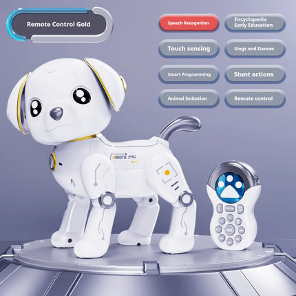 2026 Ai Smart Programmable Robotic Dog Remote Control Touch Sensing Electric Stunt Walking Barking Interactive Robot For Indoor