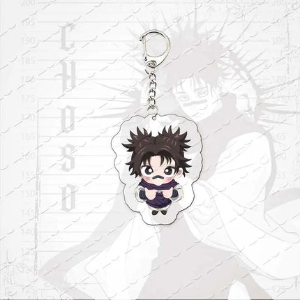 JJK nime Figure Choso Keychain Bag Charms Accessories Choso Chibi Acrylic  Keyrings Pendant Fans Friends Gifts