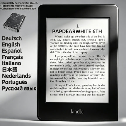 New kindle Paperwhite 6th 2GB light registrable Ebook Ereader E Reader e-ink Book for kindle e reader ebook e reader livro kobo