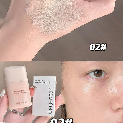 Moisturizing Natural Concealer Cream Covers Acne Marks Dark Circles Beige Tone Matte Brighten Face Gege Bear Concealer Makeup