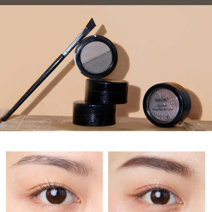 Lazy Eyebrow Powder Palette Kit 3D Thrush Natural Eyebrow Enhancers High Color Rendering Waterproof Lasting Eyes Makeup Cosmetic