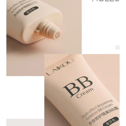 LAIKOU BB Cream Concealer Foundation Make Up Natural Dark Makeup Cosmetics Light Moisturizing Multi Sulution Blemish Balm Cream