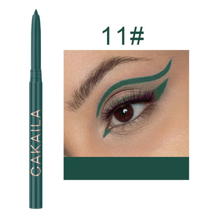 New Colored Eyeliner Set Waterproof Eyeliner Pencil Long Lasting Matte Eye Liner for Women Makeup Cosmetic Beauty Tool 12pcs/Box