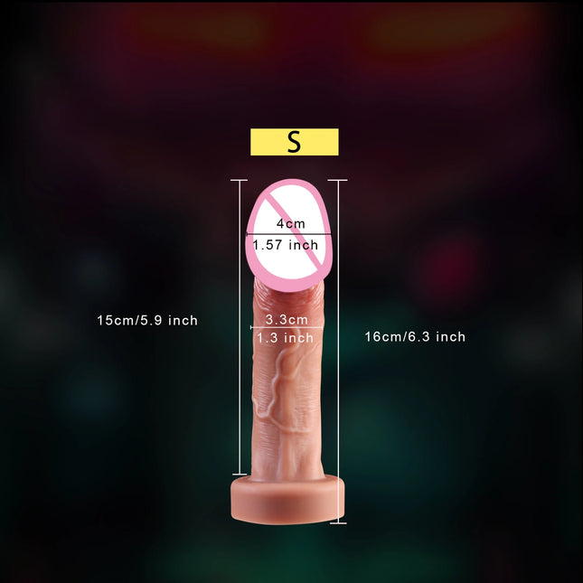 Big Glans Dildo Realistic Penis Soft Silicone Vagina Orgasm Anal With Huge Suction Cup Adults Toys Sex Toys For Women Man 18+