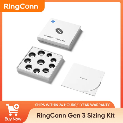 RingConn Gen 3 Smart Ring Sizing Kit Measure Finger Size 6-15 10 Available Sizes Size Check Before Purchase Accessory