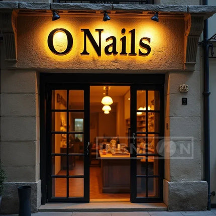 Custom 3D Metal LED Light Backlit Sign for Storefront Business Illuminated Signage Outdoor Waterproof Advertising Light Up