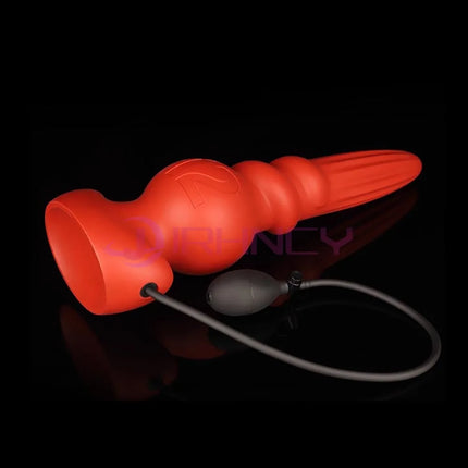 Super 12cm Huge Inflatable Anal Plug Silicone Big Butt Plug Sex Toys BDSM Women Men Inflatable  Anal Dilation Dildo Masturbation