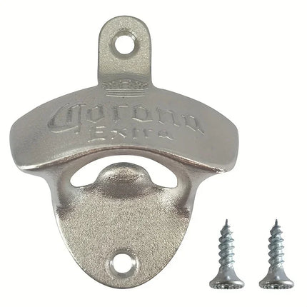 1/3PCS Corona Extra Wall Mounted Bottle Opener with Screws Easy Install Ideal for Home Bar and Kitchen Gadgets DIY Bottle Opener