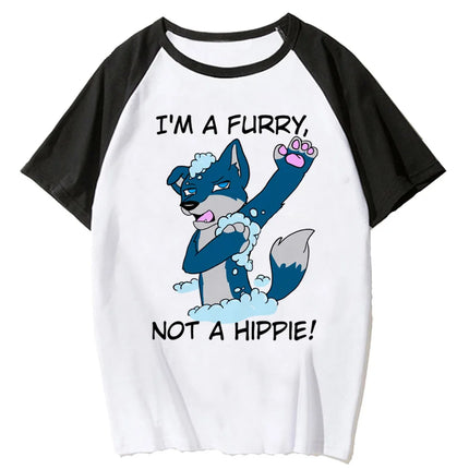 Furry Tee women graphic designer Tee girl graphic manga clothing