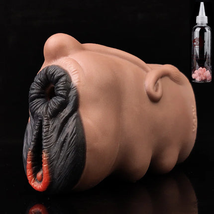 YOCY Men's Silicone Animal Masturbator Fantasy Stroker Anal Vaginal Penis Toy Monster Pussy Male Masturbator Fetish Sex Toy 18+