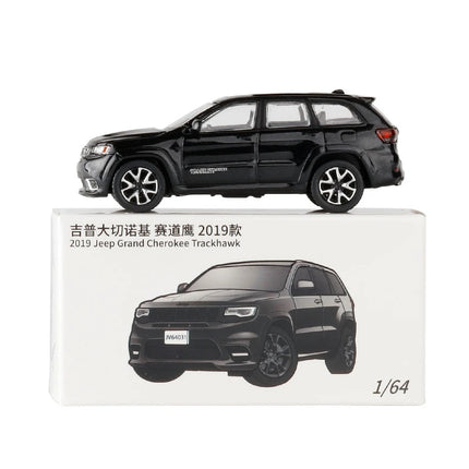 1/64 Jeep Grand Cherokee Trackhawk Miniature 1:64 JKM Toy Car Model SUV Sport Vehicle Free Wheels Diecast Metal Collection Gift