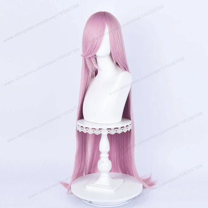 Anime 100Cm Long Staight Cosplay Synthetic Wig Black White Red Pink Brown Gold Blue Women Heat Resistant Hair High Quality Wigs