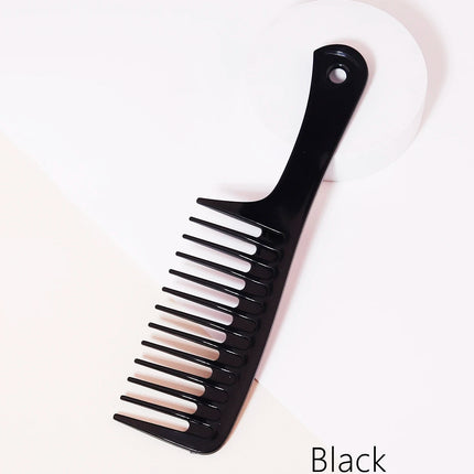 1pc plastic anti-static hair comb heat-resistant curling hair comb professional salon styling comb Special for real hair wigs