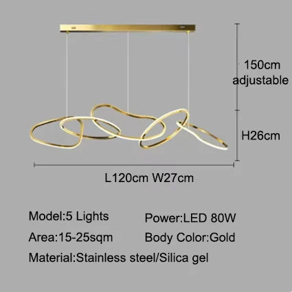 Modern lamp LED lights for room pendant light indoor lighting bedroom dining room table lamp light fixture lamp for living room