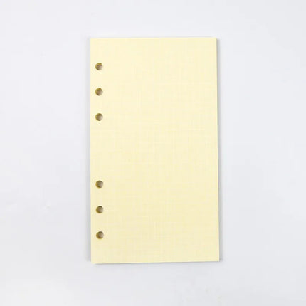2026 40Sheet Kawaii A5 A6 Loose Leaf Notebook Refill Spiral Binder Index Paper Inner Pages Daily Planner Line Grid Blank Agenda