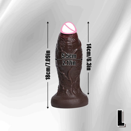 Huge Realistic Thick Dildo Double Silicone Skin Soft Glans Penis Woman Man Anal Sex Toy Suction Cup Big Dick Masturbators Dildos