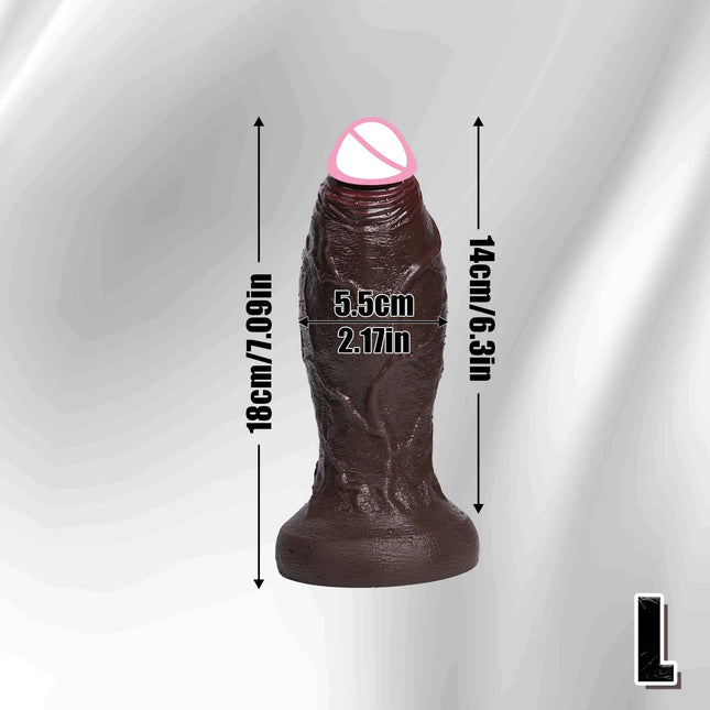 Huge Realistic Thick Dildo Double Silicone Skin Soft Glans Penis Woman Man Anal Sex Toy Suction Cup Big Dick Masturbators Dildos
