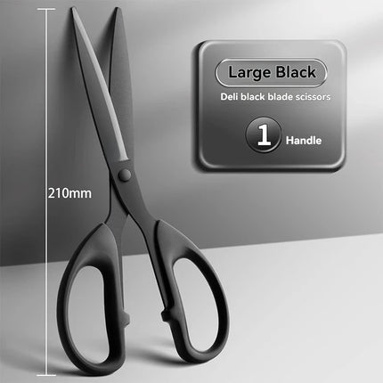 1PC Scissors Black blade Scissors Stainless steel scissors Small scissors Art office supplies Paper Cuttings knife