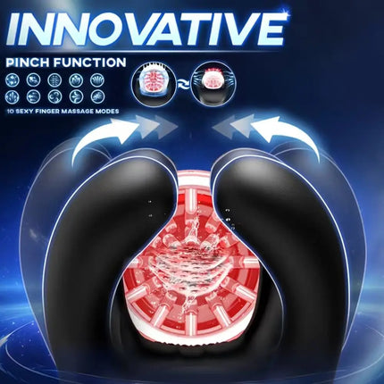 Adult Male Sex Toy Penis Stimulator Massager 9 Vibration Rotation Suction Modes USB Rechargeable Masturbation Cup Adult Supplies