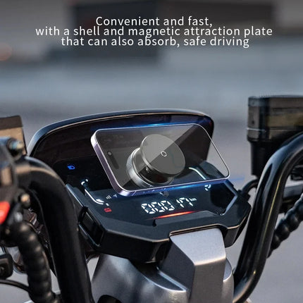 Magnetic Phone Holder Foldable Design 360° Adjustable Vacuum Car Mount For Cell Phone For iphone Live Streaming