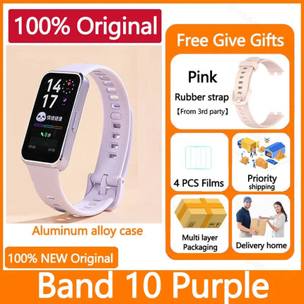 2025 New Original Huawei Band 10 Smartwatch,Compatible with IOS & Android,Sleep Tracking,Health monitor,14 days battery life,