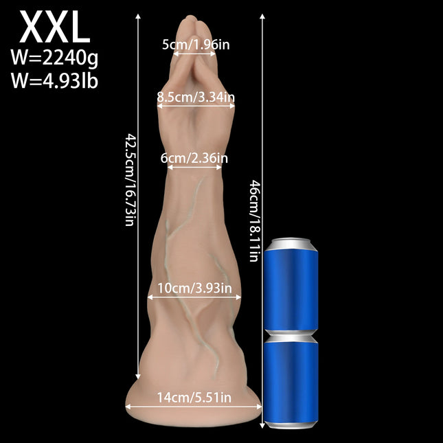 New Realistic Arm Anal Plug XXL Fisting Dildo Super Big Butt Plug Training Anal Dilator Huge Anal Toy For Men Women Masturbator