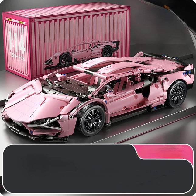 Building Blocks Roadster Technology 1:14 Racing Roadster building blocks Assembly brick vehicle toy gift for boys