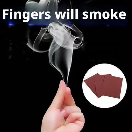 30PCS Chemical Magic Paper Cool Close Up Magic Trick Fingers Smoke Hells Smoke Stage Stuffs Fantasy Prop Make Fun Magic Tricks