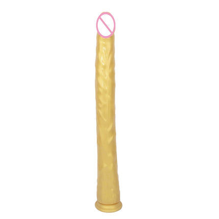 Extra Long Butt Plug Realistic Dildo Head Thread Silicone G-Spot Stimulator Vagina Masturbator Adult Sex Toys For Women Men Gay