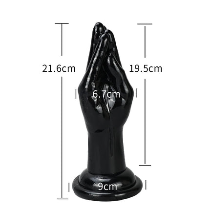 4 Sizes Huge Hands Finger Anal Plug Clear Arm Anus Prostate Massage Big Butt Plug G Spot Masturbation Gay Sex Toys For Women Men