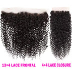 Kinky curly / 16inches / 13x4 Lace Frontal