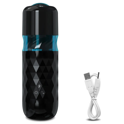 Thrusting Rotating Mastubator Automatic Male Masturbator Cup Pocket Pussy Blowjob Electric Male Piston for Penis Men Sex Toys