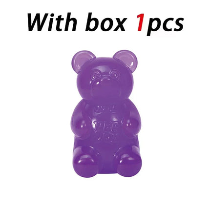 8cm NeeDoh Cute Gummy Bear Sensory Squeeze Toy with Jelly-like Filling Slow Rebound Stress Relief Toy To Alleviate Anxiety****