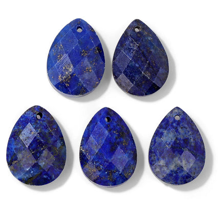 Blue Lapis Lazuli Pendant Gems Cross Hand Oval Shape Natural Stone Lapis Lazuli Charms for Jewelry Making Necklace DIY Bracelet