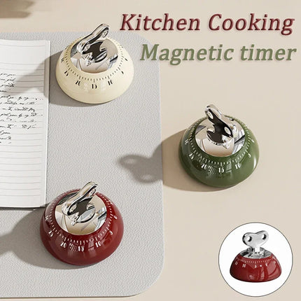 Magnetic Kitchen Timer Manual Countdown Alarm Clock Digital Timer Mechanical Cooking Timer Study Stopwatch Cooking Shower