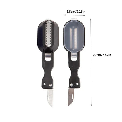 Fish Skin Brush Fast Remove Fish Scale Scraper Planer Tool Fish Scaler Fishing Knife Cleaning Tools Kitchen Cooking Accessorie