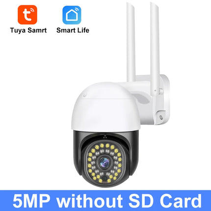 Tuya Smart 10X Zoom Wifi PTZ Camera Outdoor Home Security Video Surveillance 5MP Wireless IP Cameras AI Automatic Human Tracking