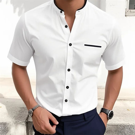 Men's shirts, 3D printed men's tops, plus size business office clothing, XS-6XL, comfortable and soft fabric, fast delivery