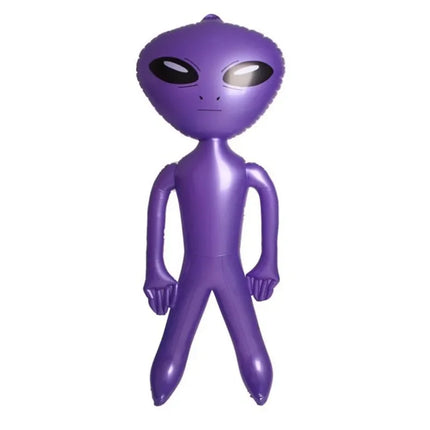 1pcs PVC Inflatable Toy Alien Doll Bar Party Alien Model Props Summer Beach Pool Water Toys Indoor Outdoor Festival Decorations