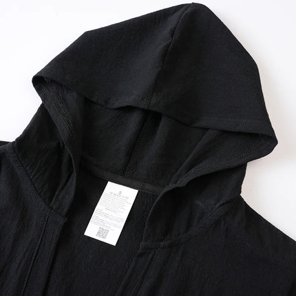 2026 New Men Sleeveless Hooded Tank Top Casual V Neck Button Shirt Summer Daily Beach Travel Vacation Loose Fit Tee