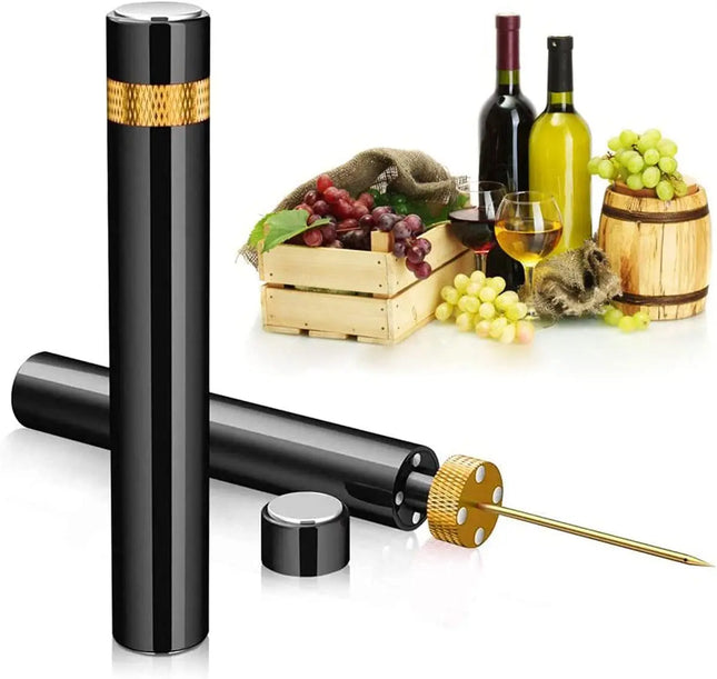 Nouveau tire-bouchon à pompe à air pour bouteille de vin, portable en acier inoxydable, facile à retirer le liège pour les amateurs de vin à la maison ou en fête