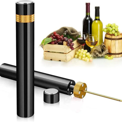 Newest Air Pressure Pump Wine Bottle Opener Portable Stainless Steel Pin Easy Cork Remover Corkscrew for Home Party Wine Lovers