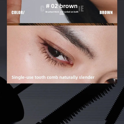 Judydoll Waterproof Lengthening Curling Lash Mascara & PrimerSet in Metal Tube with Fine Comb Brush - Smudge Proof Makeup Beauty