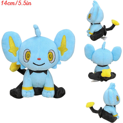 Pokémon Fit Plush Toys Milotic Butterfree Lugia Meowth Haxorus Garchomp Shinx Dragonair Furret Stuffed Plush Dolls Gift Kids