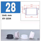 28mm / 10Pcs(Black)